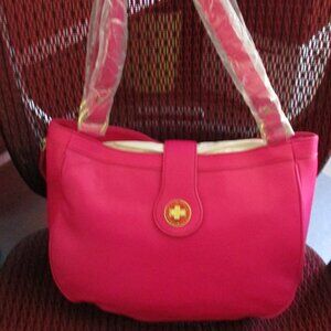 Brand New Isaac Mizrahi Leather Purse - Hot Pink